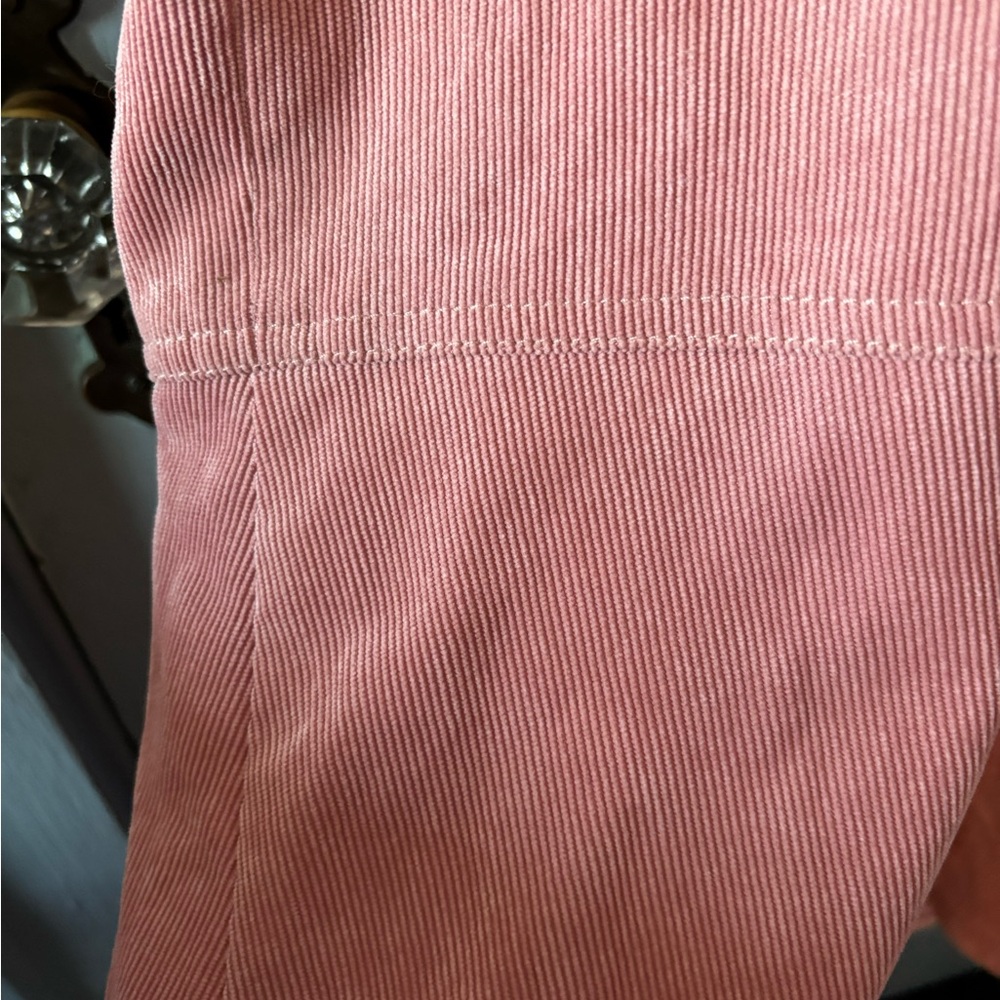 NWT L Finders Prisms Midi Dress in Dusty Pink Pinwale Corduroy - Picture 6 of 8